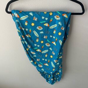 Little Sleepies Surf’s Up Bamboo Standard Fitted Crib Sheet